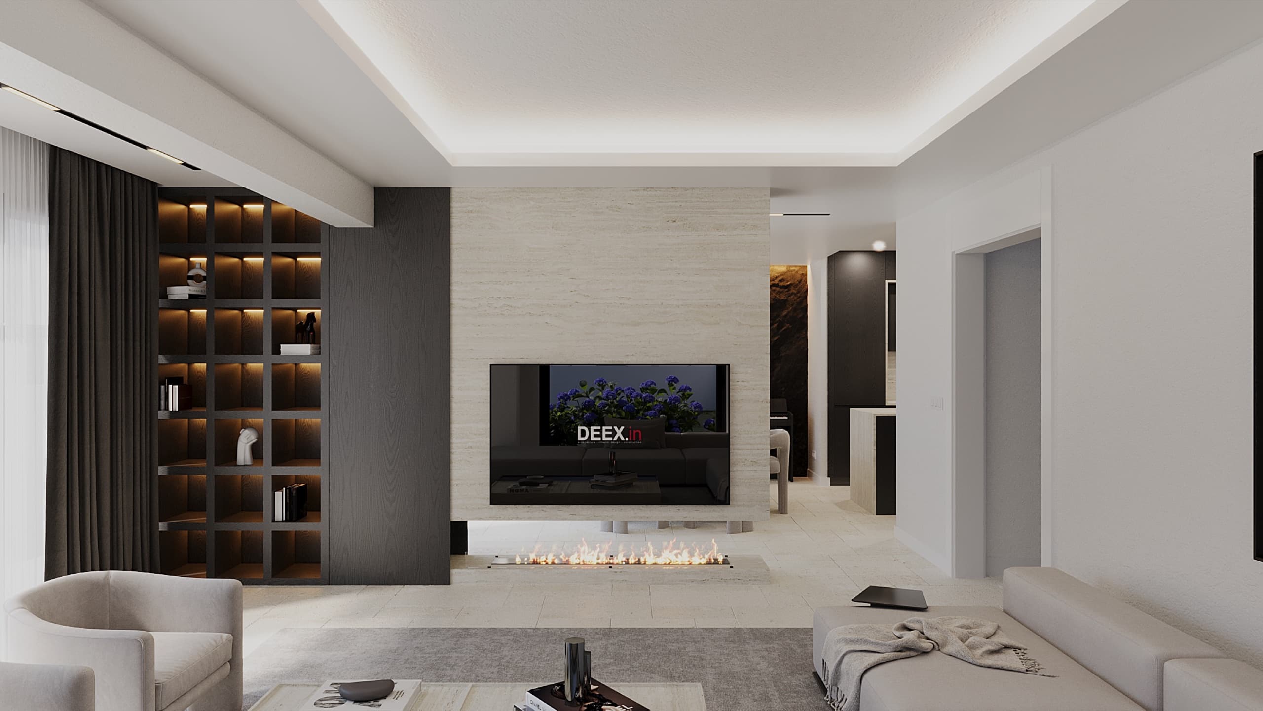 Wide overall living space