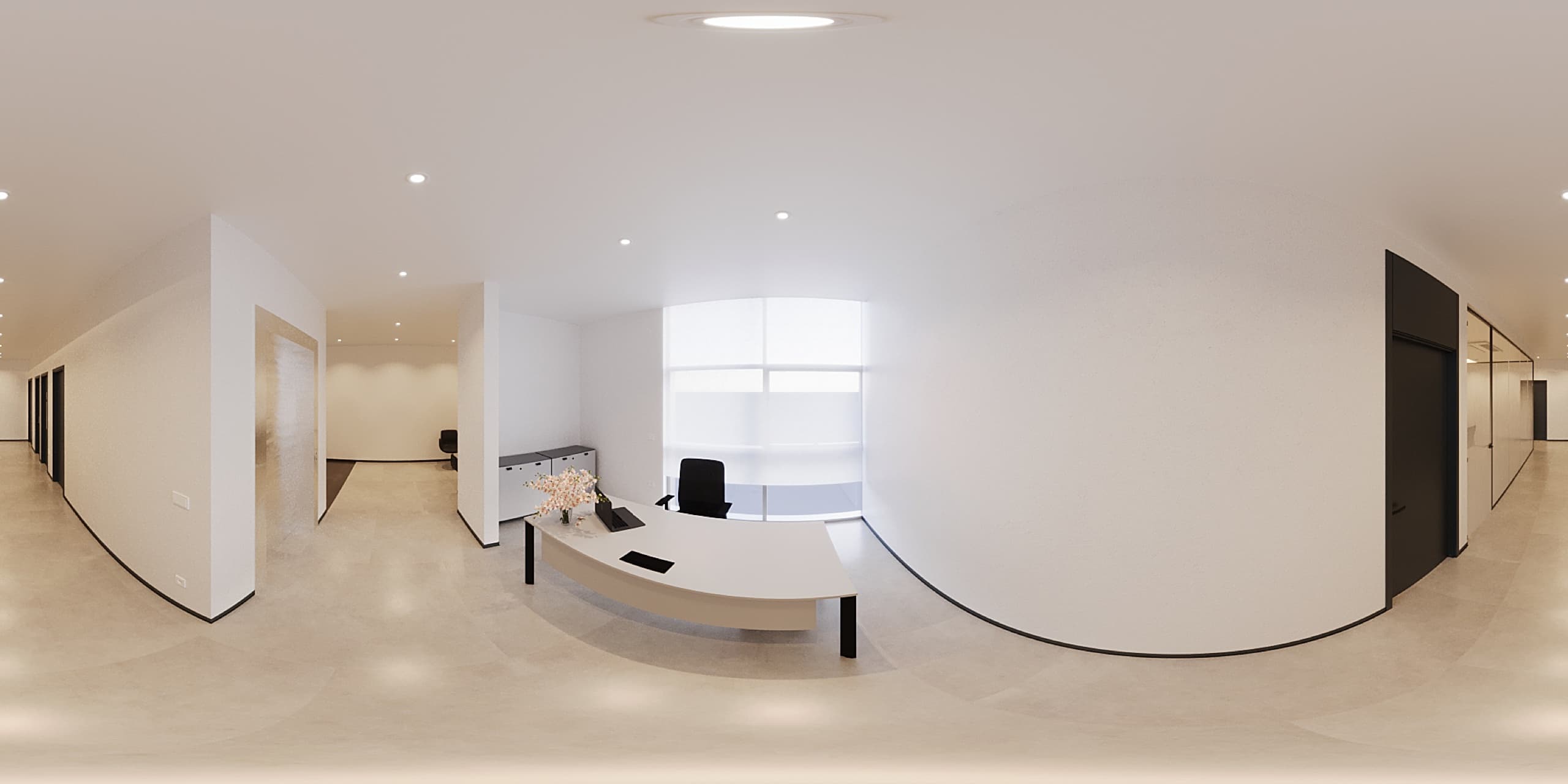 Corridor connecting departments