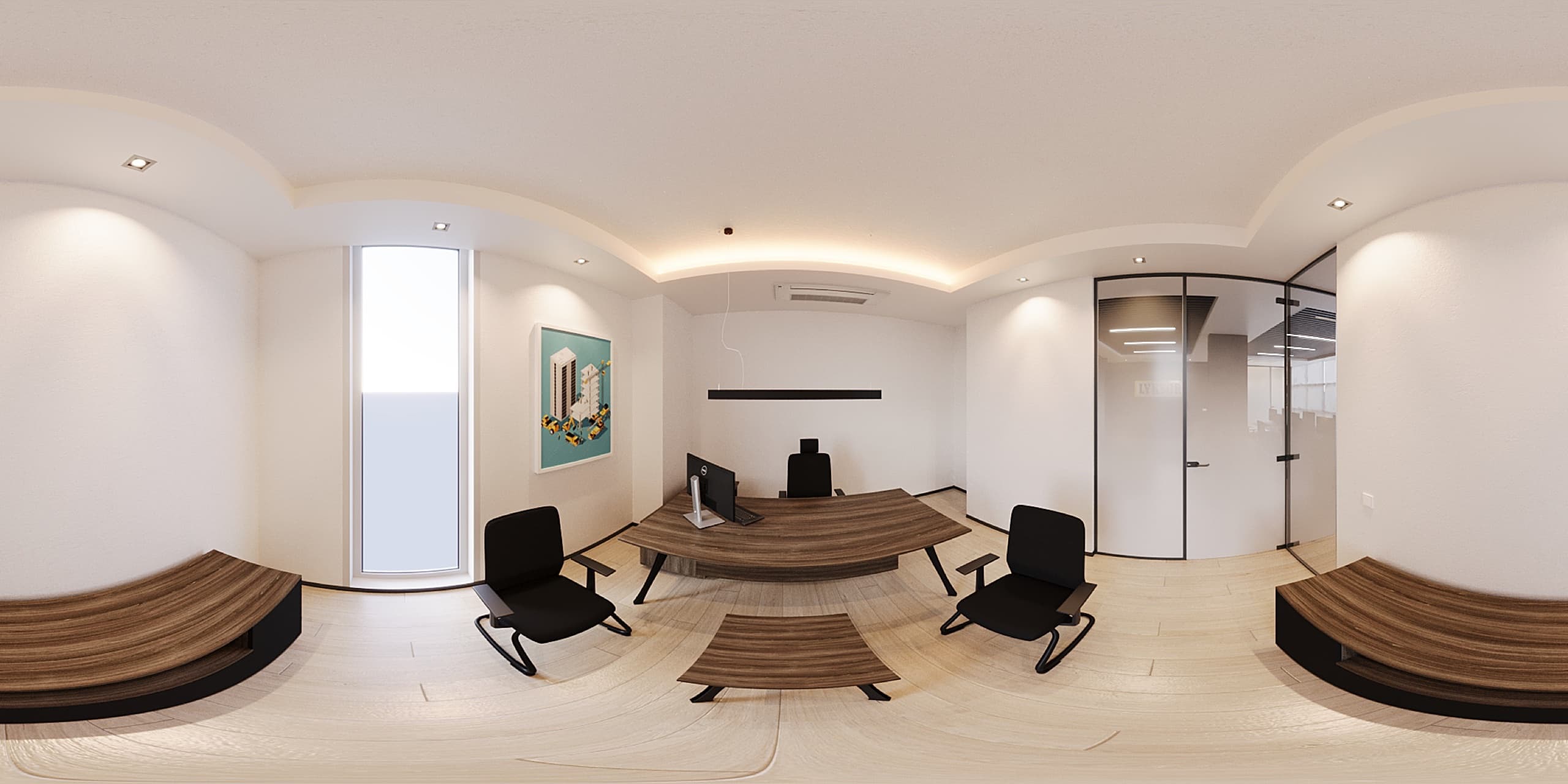 Open plan from above