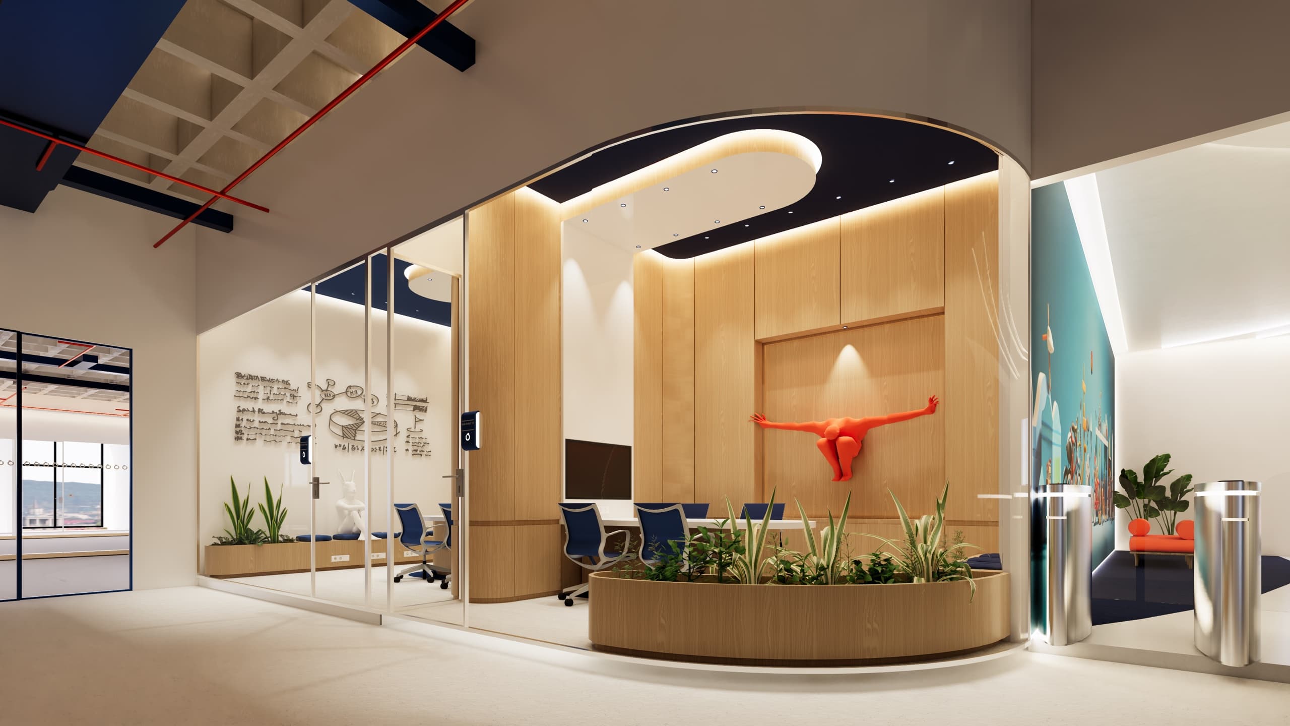 Reception desk close-up