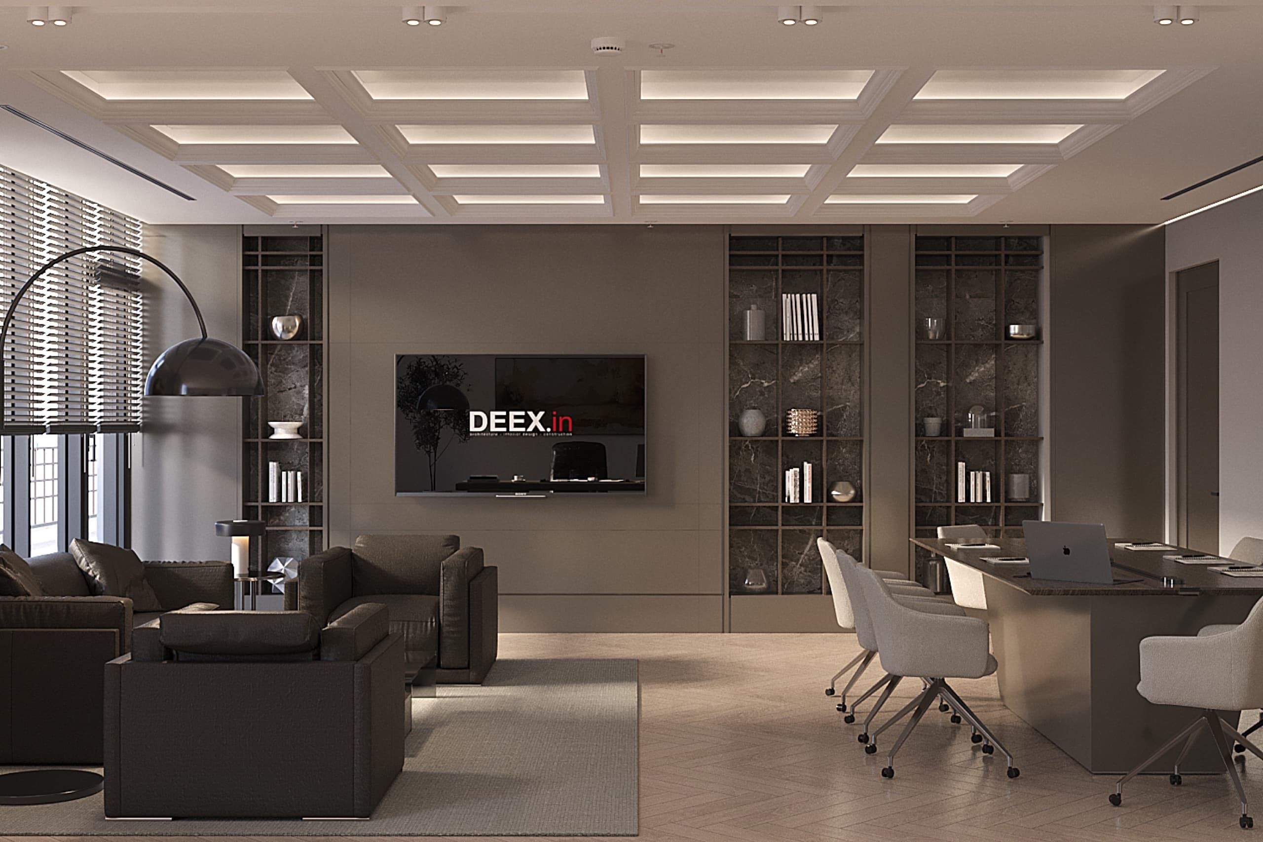 Wide overall executive floor view